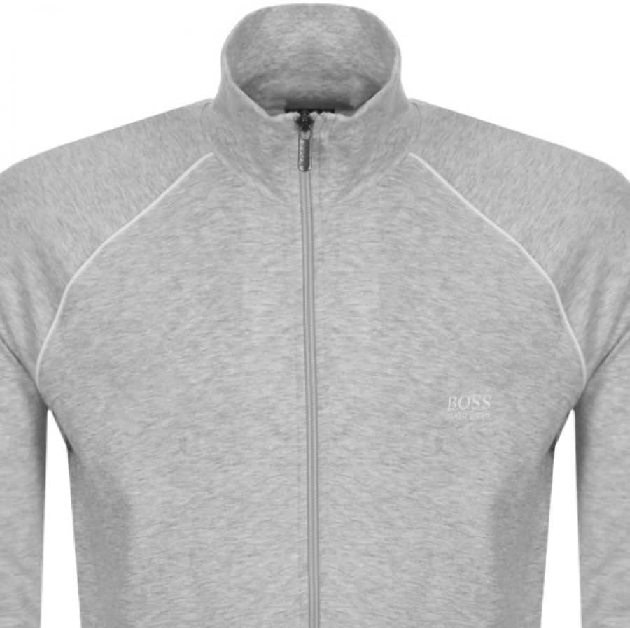 Alternative Image for ProductBOSS Bodywear Lounge Full Zip Sweatshirt Grey2